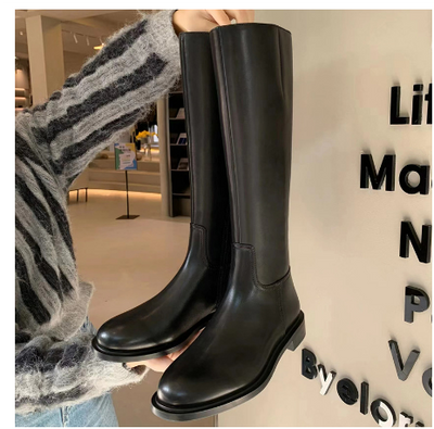 Cheska | Women's Zipped High Boots | Casual