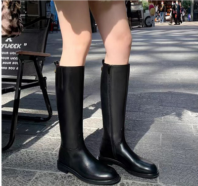 Cheska | Women's Zipped High Boots | Casual