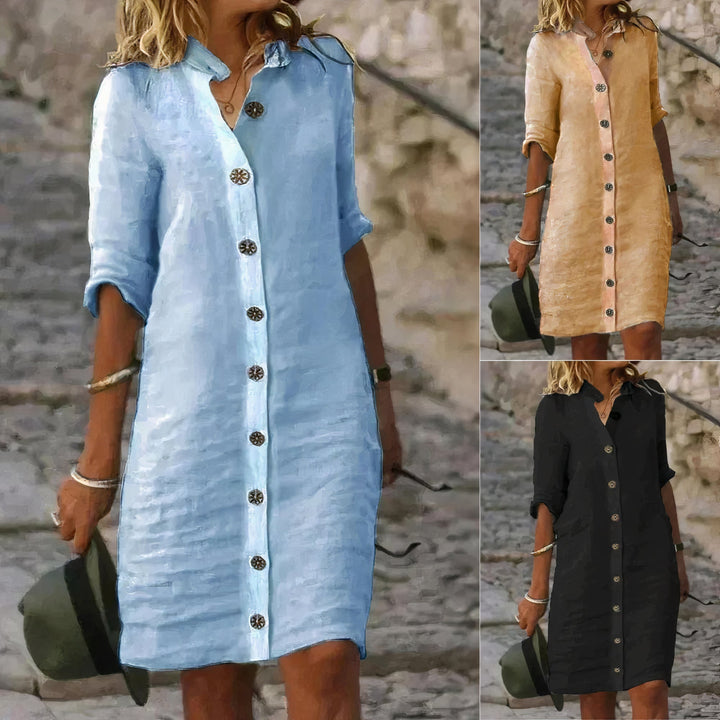 Reese Shirt Dress – Effortless Elegance for Warm Days