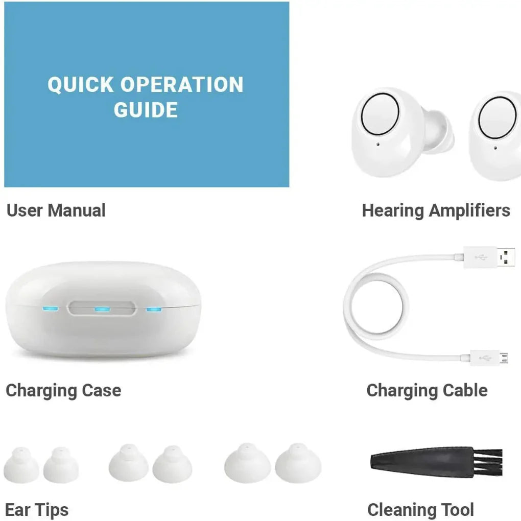 Bluetooth Hearing Aids with App Control – Rechargeable, Compact Design for Enhanced Sound Clarity and Multiple Listening Modes-4
