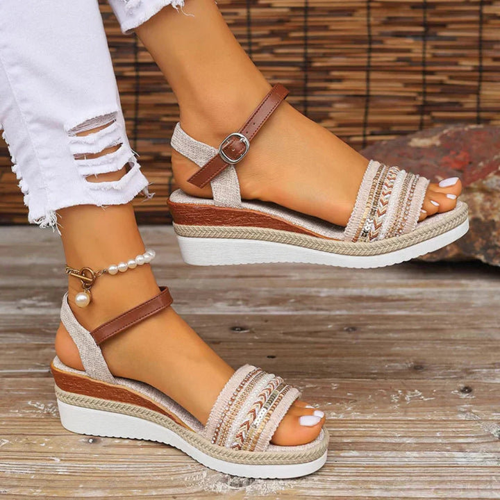 Women’s Boho Style Wedge Sandals