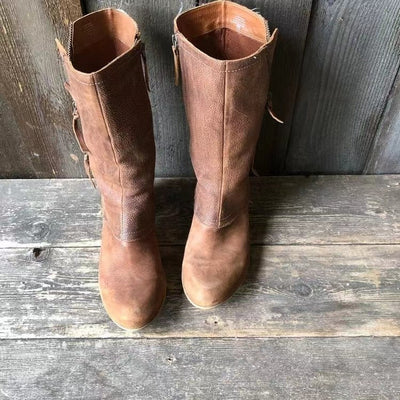 Lucca | Women's Cowboy Style Boots | Brown
