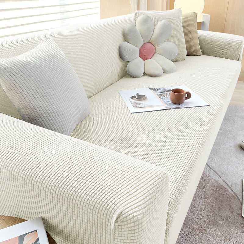 Stretch Textured Sofa Cover – Stylish Protection for Your Sofa