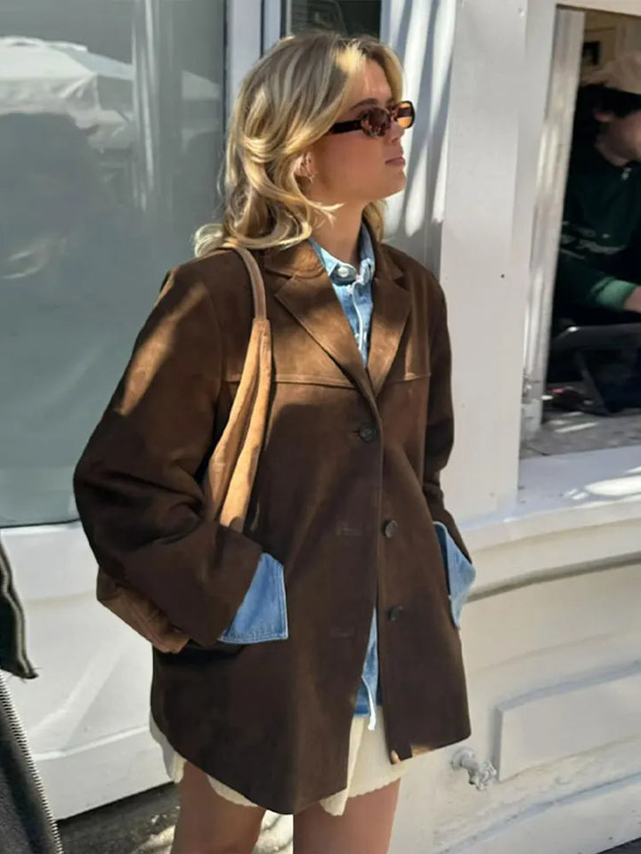 Selvaya | Women’s Elegant Tailored Jacket | Subtle Shape & Refined Look