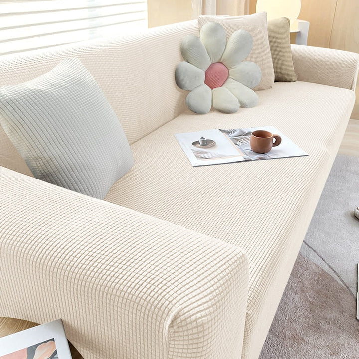 Stretch Textured Sofa Cover – Stylish Protection for Your Sofa