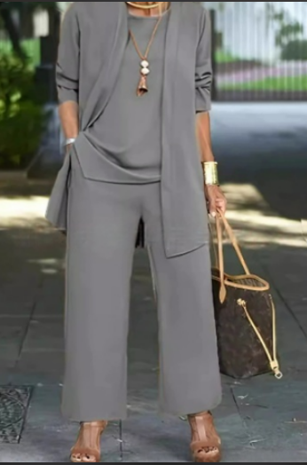 Stylish Refined Three-Piece Suit