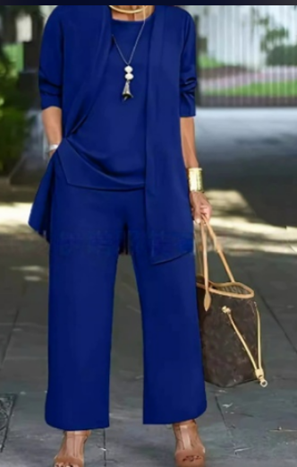 Stylish Refined Three-Piece Suit