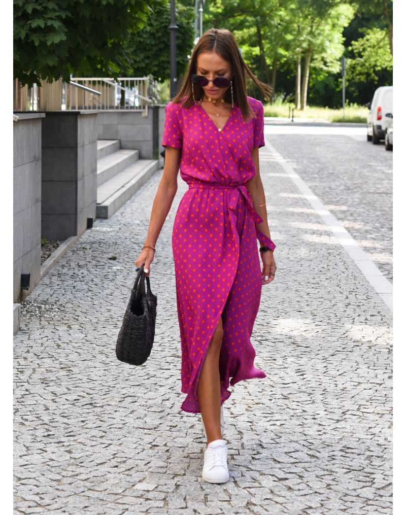 Summer Maxi Dress with Floral Print