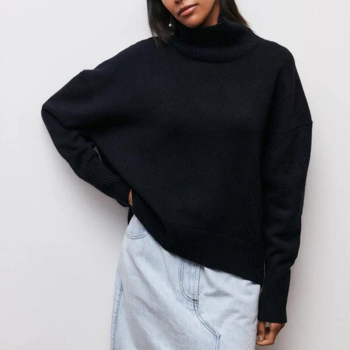 Women’s Roll-Neck Sweater – Winter Staple