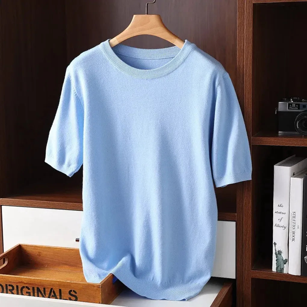 Men’s Round Neck T-Shirt – Elevated Basics for Everyday Wear