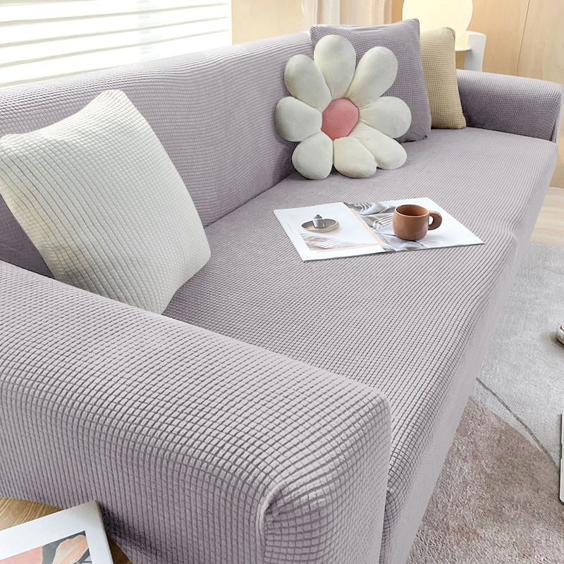 Stretch Textured Sofa Cover – Stylish Protection for Your Sofa