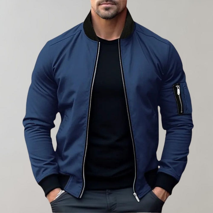 Men's All-Season Bomber Jacket Lightweight & Stylish