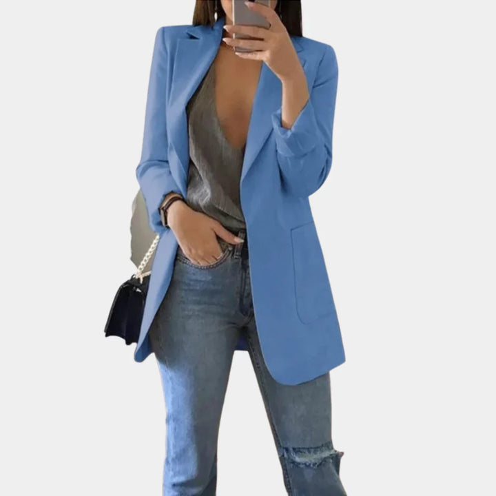Long Slim Fit Blazer for Women