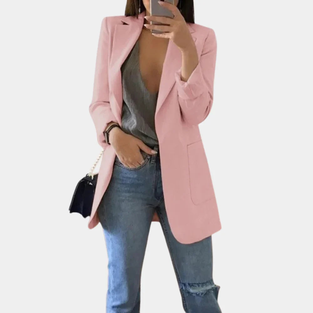 Long Slim Fit Blazer for Women