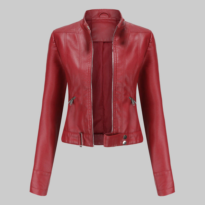 Women’s Leather Jacket – Elegant Outerwear Statement