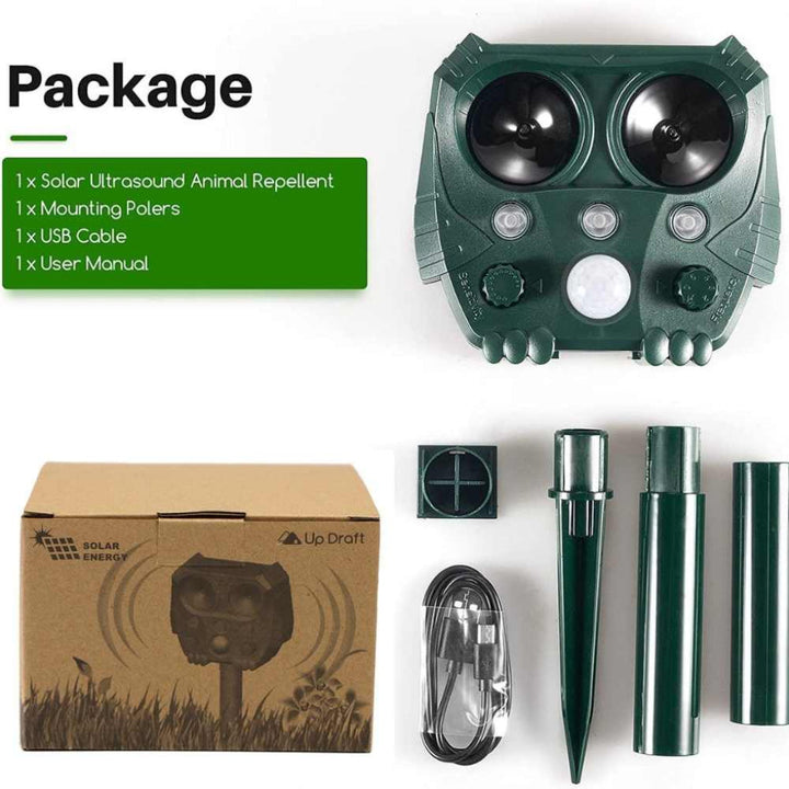 Ultrasonic Cat, Dog, Fox and Rat Repellent