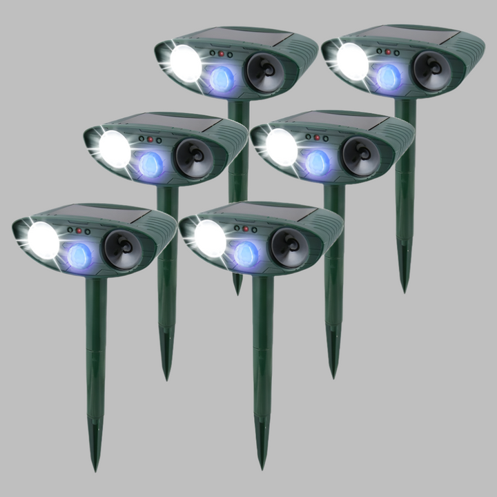 Outdoor Rabbit Deterrent – Solar Ultrasonic Pest Control Device