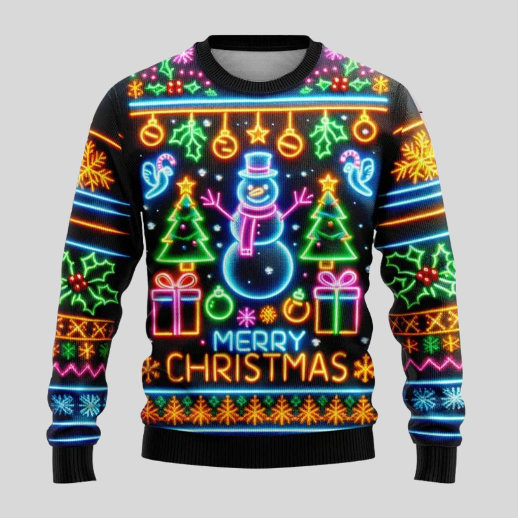 Unisex Neon Christmas Sweater