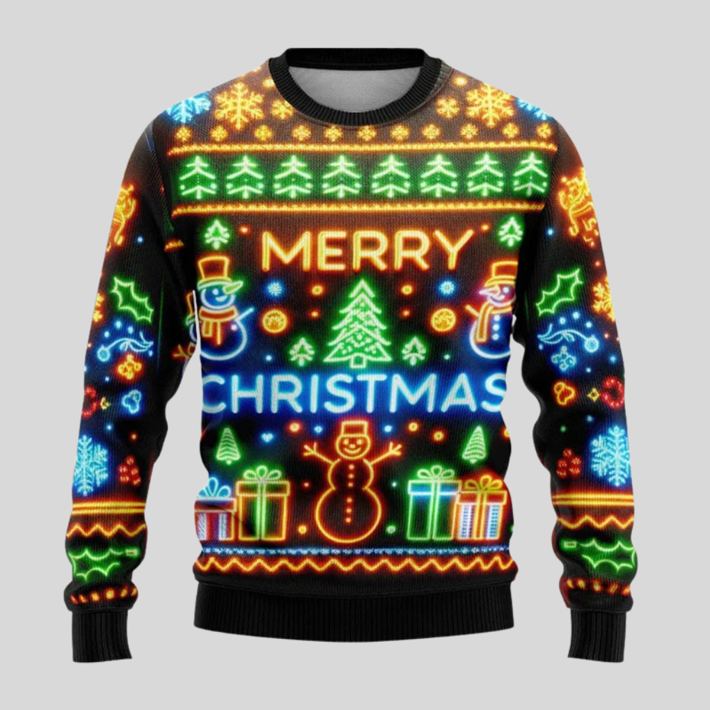Unisex Neon Christmas Sweater