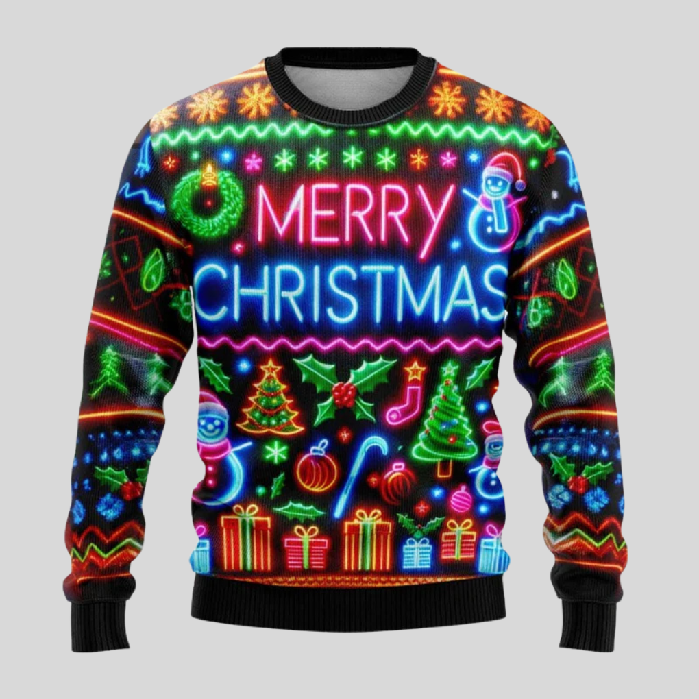Unisex Neon Christmas Sweater