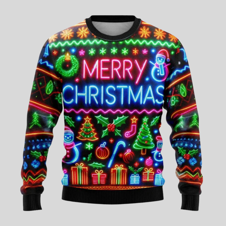 Unisex Neon Christmas Sweater