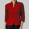 Women’s Stand-Collar Blouse – Chic Details with Versatile Flair