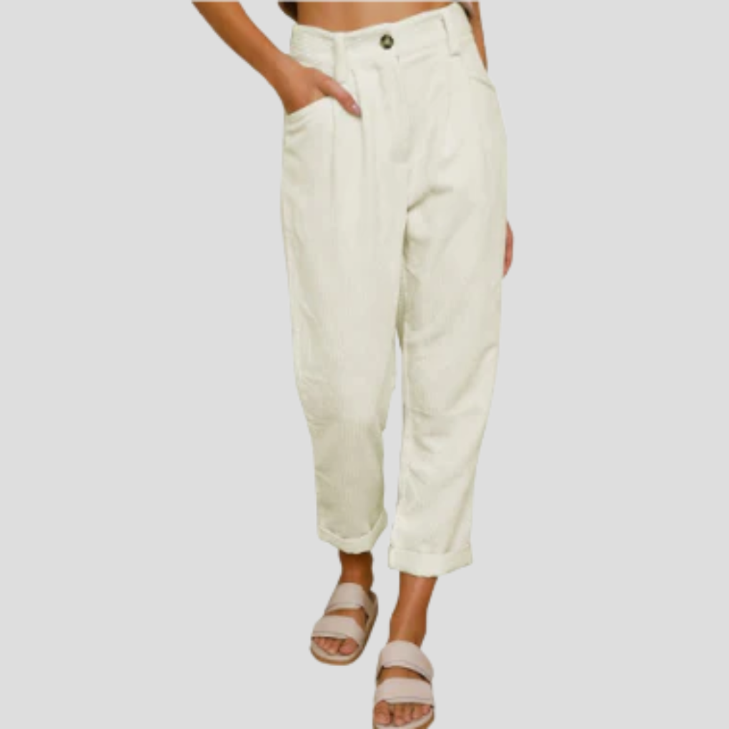 Stylish Corduroy Trousers – Casual Flair with Texture