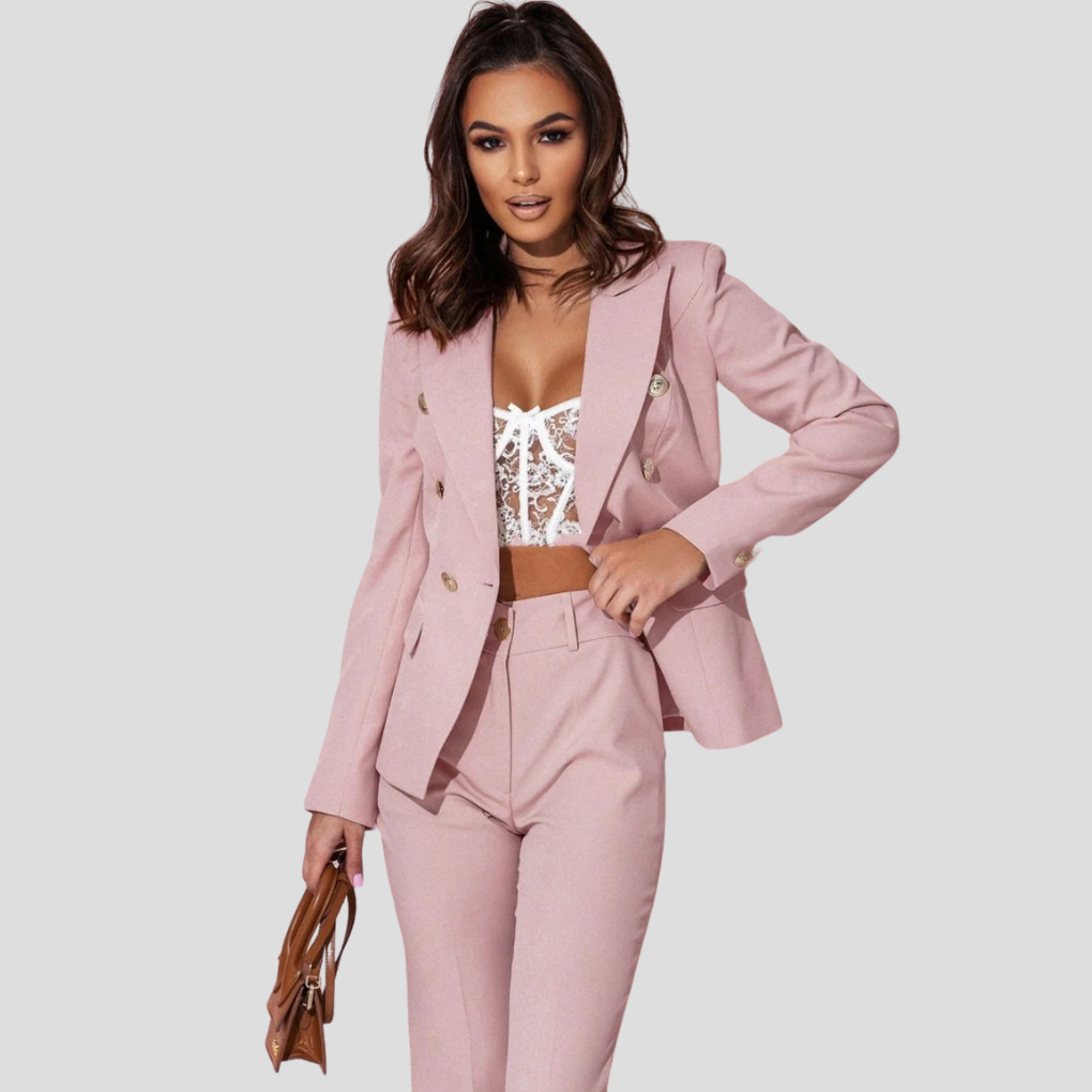 Women’s Elisea Blazer Set – Modern Summer Suit