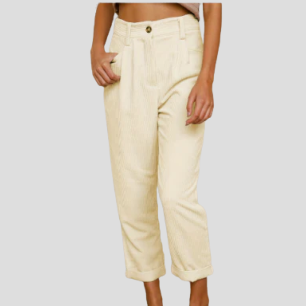 Stylish Corduroy Trousers – Casual Flair with Texture