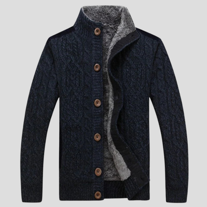 Men’s Plush-Lined Cardigan