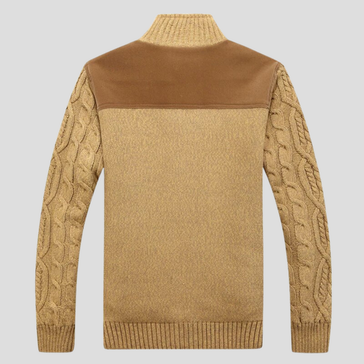 Men’s Plush-Lined Cardigan