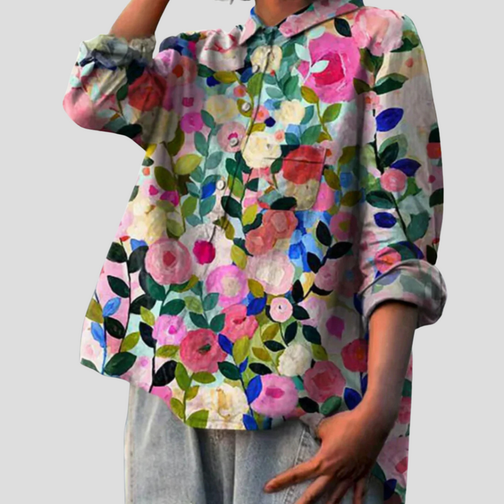 Women’s Floral Print Blouse – Blossoming Style with Everyday Wear