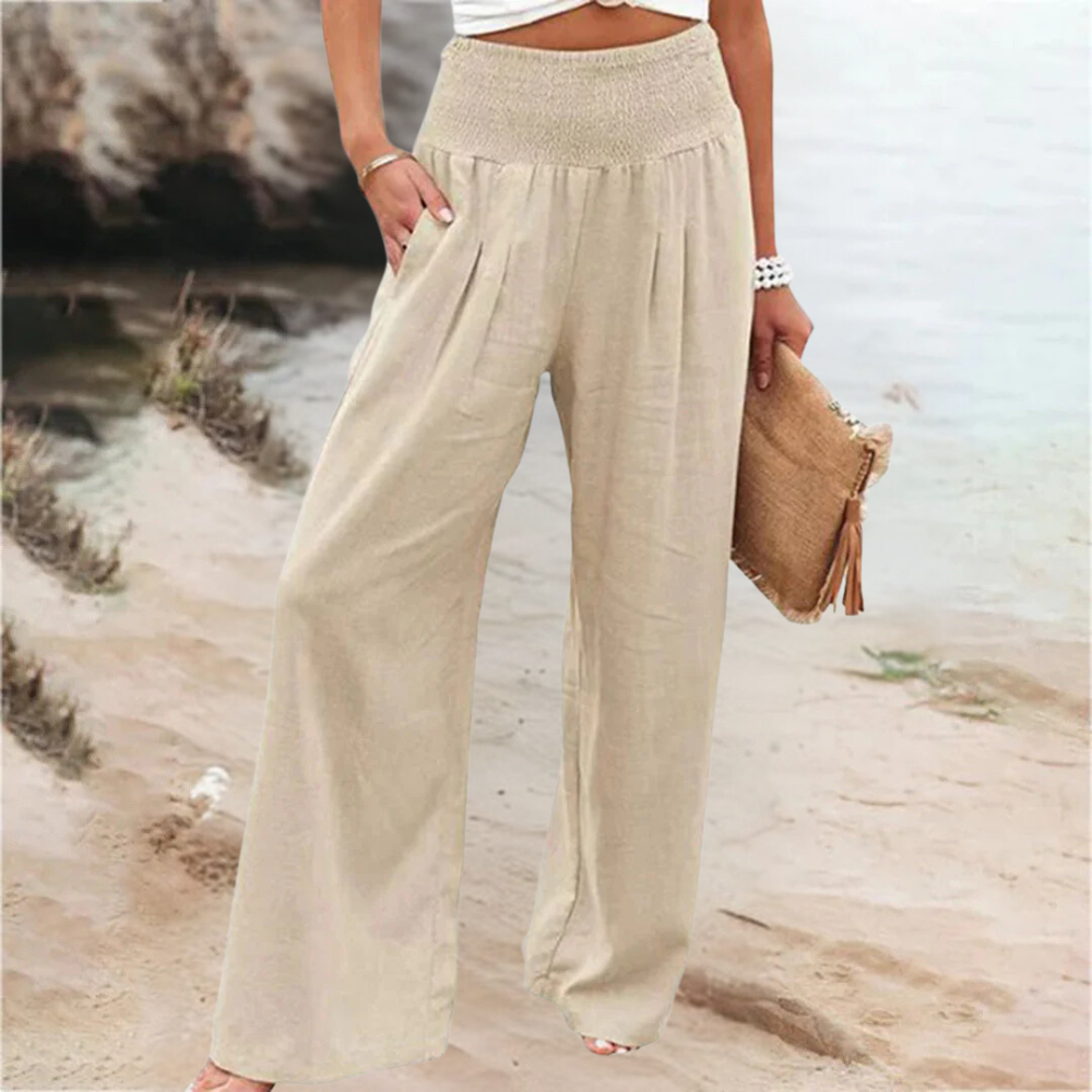 Wide-Leg Summer Pants