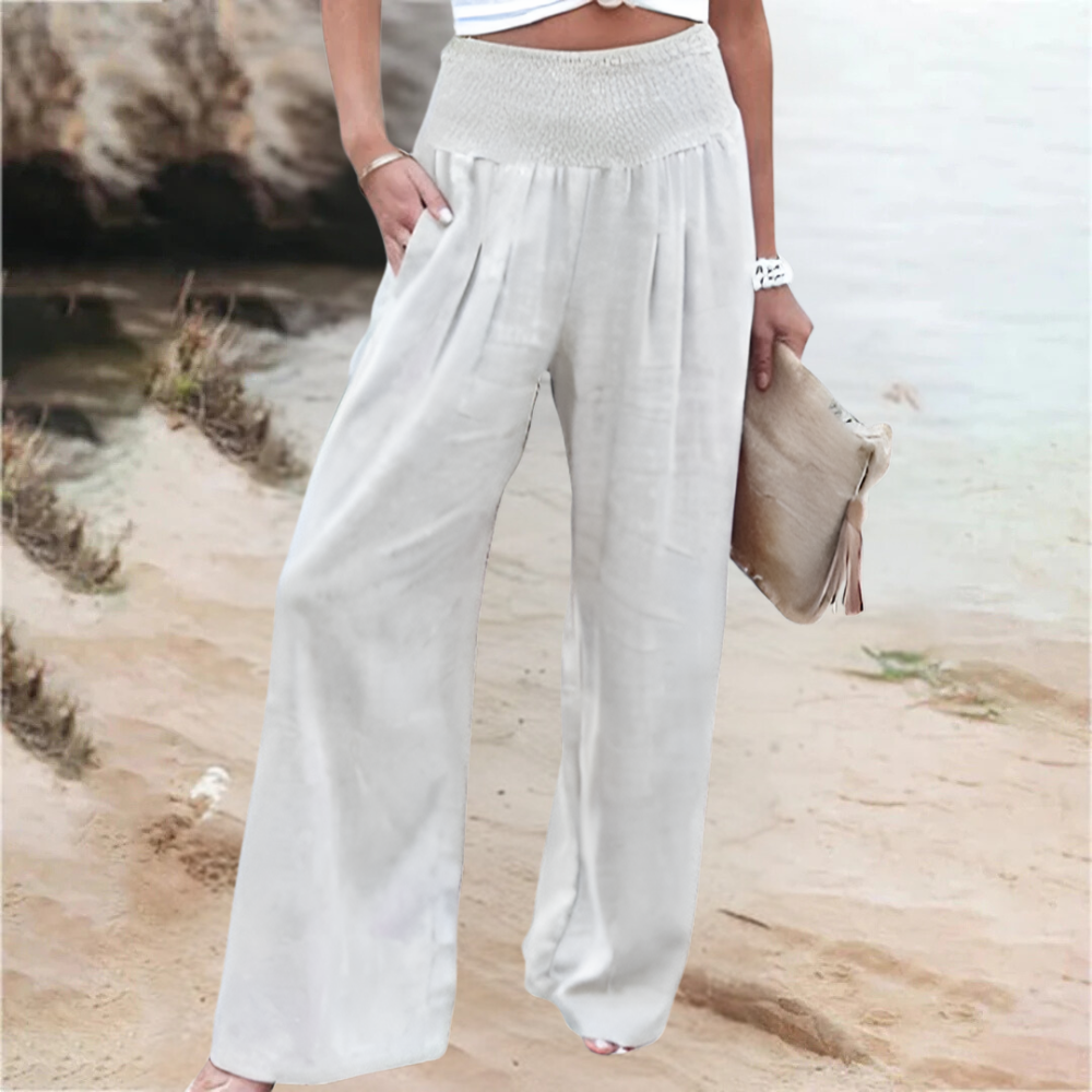 Wide-Leg Summer Pants