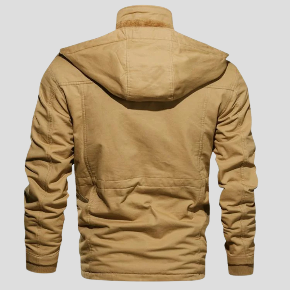 Men’s Robust Jacket – Solid Layer for Cold & Windy Days