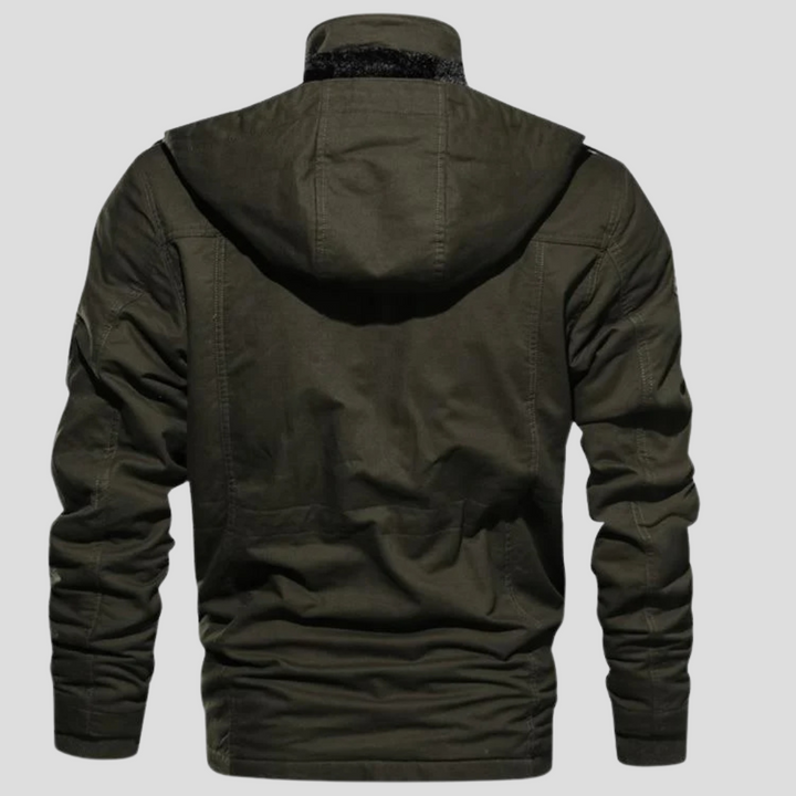 Men’s Robust Jacket – Solid Layer for Cold & Windy Days