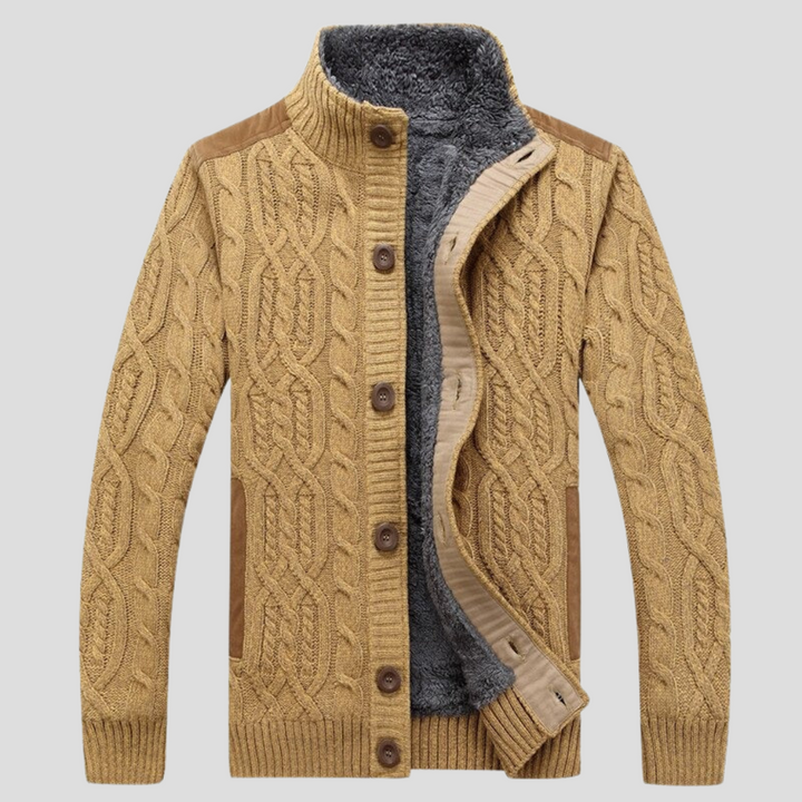 Men’s Plush-Lined Cardigan