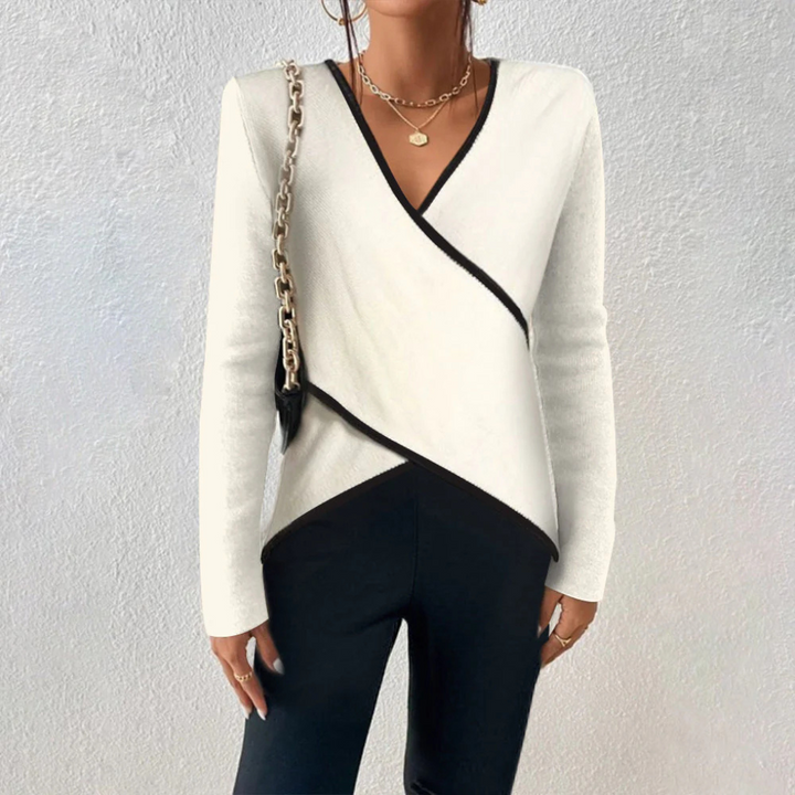 Women’s V-Neck Sweater  — Refined Knit Style
