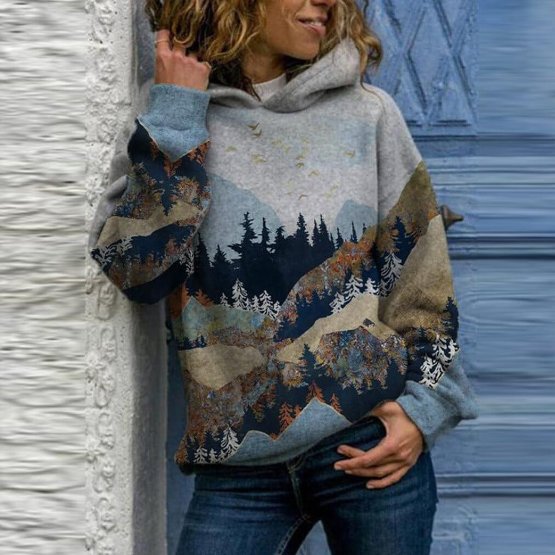 Doriane | Women’s Outdoor Adventure Nature-Inspired Hoodie for Winter