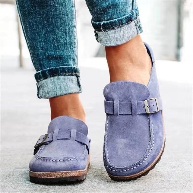 Retro Suede Loafers for Women in Timeless Old Money Style