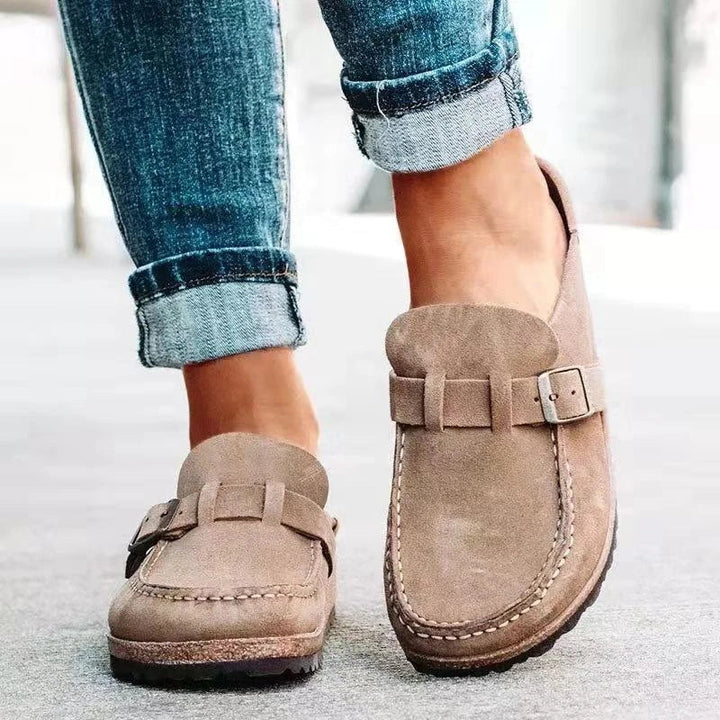 Retro Suede Loafers for Women in Timeless Old Money Style