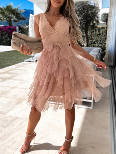 Shiena | Women's Sleeveless Cocktail Dress | Perfect for Parties