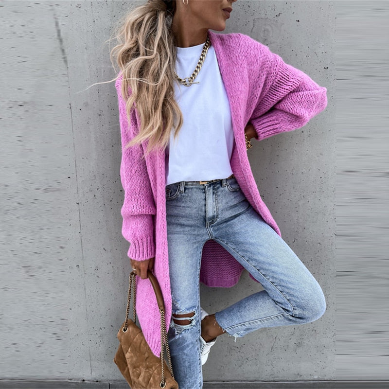 Zavira | Women’s Casual Long Cardigan | Relaxed Fit & Cozy Texture