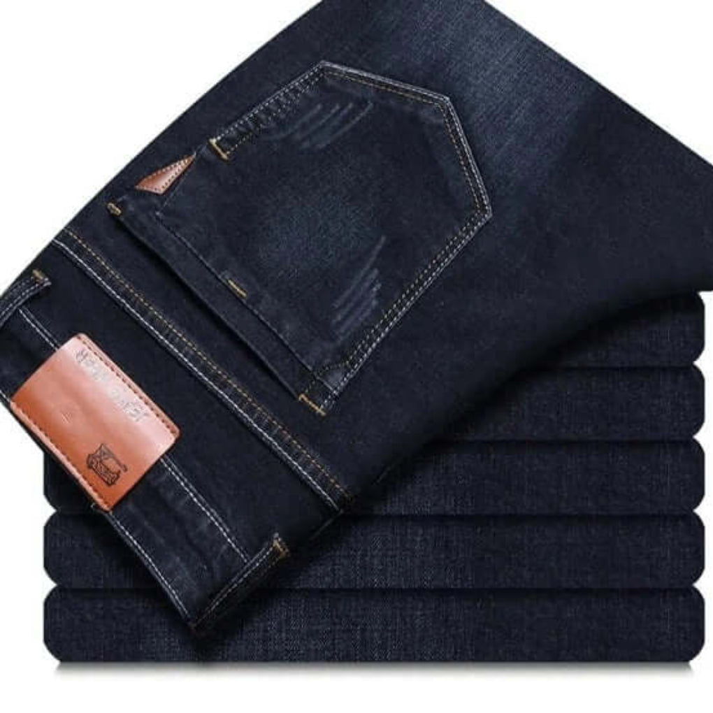 Men's Straight Leg Jeans - Durable Denim