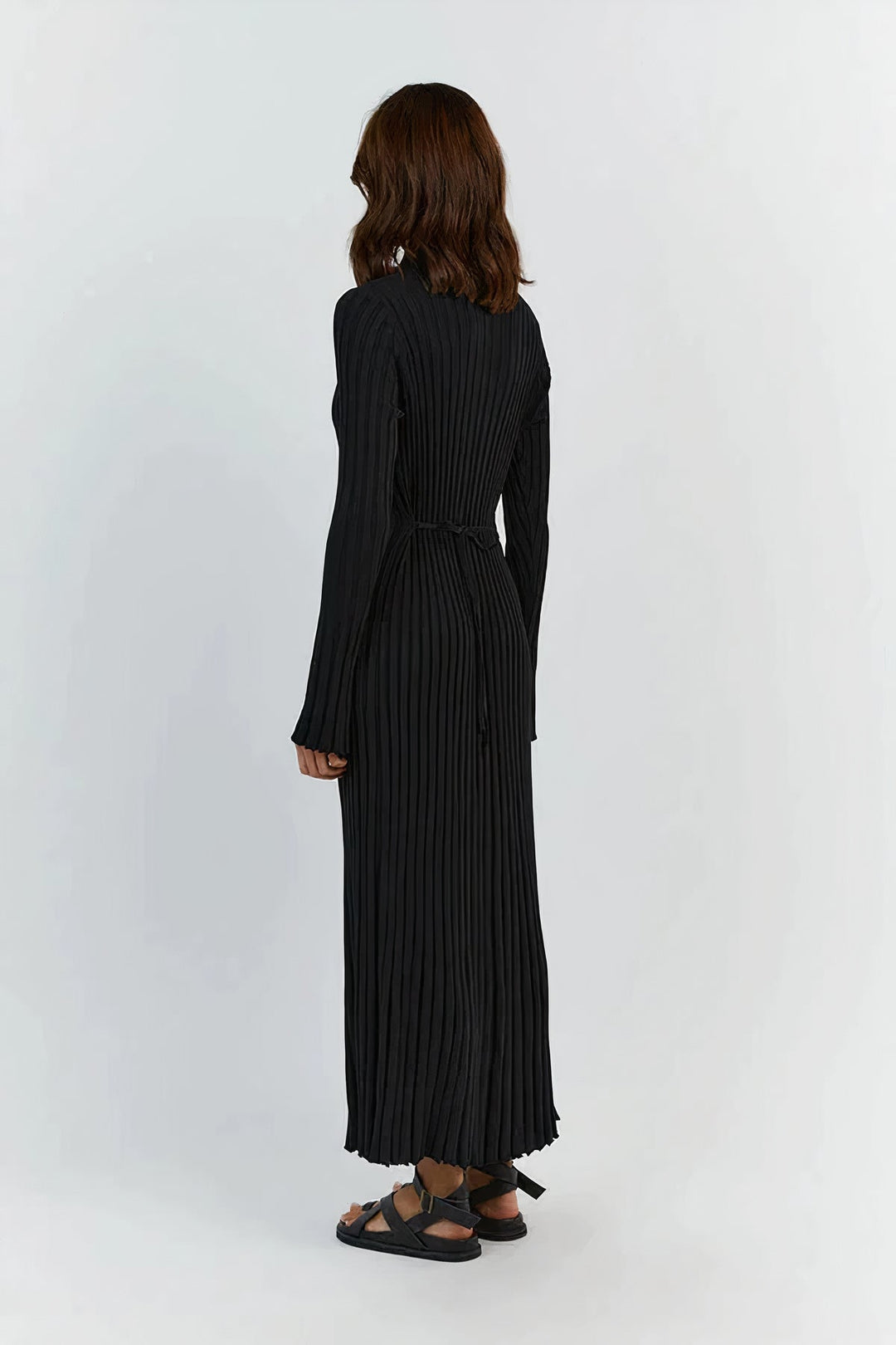 Alena | Women's Ribbed Knit Midi Dress | Casual