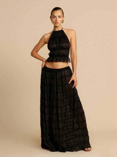 Anita | Women's Backless Top And Long Skirt Set | Stylish