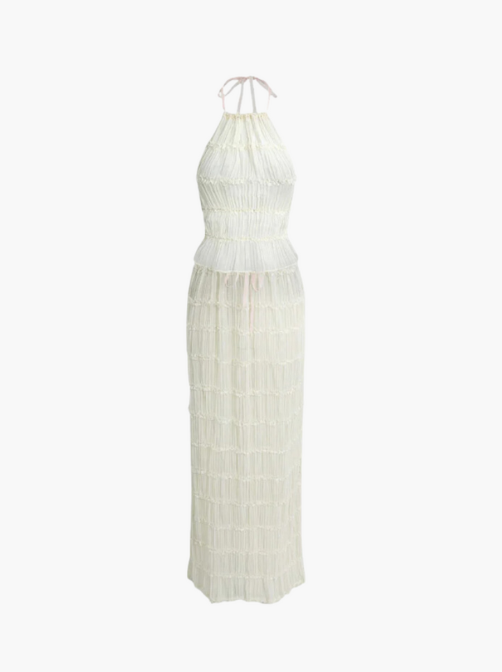 Anita | Women's Backless Top And Long Skirt Set | Stylish