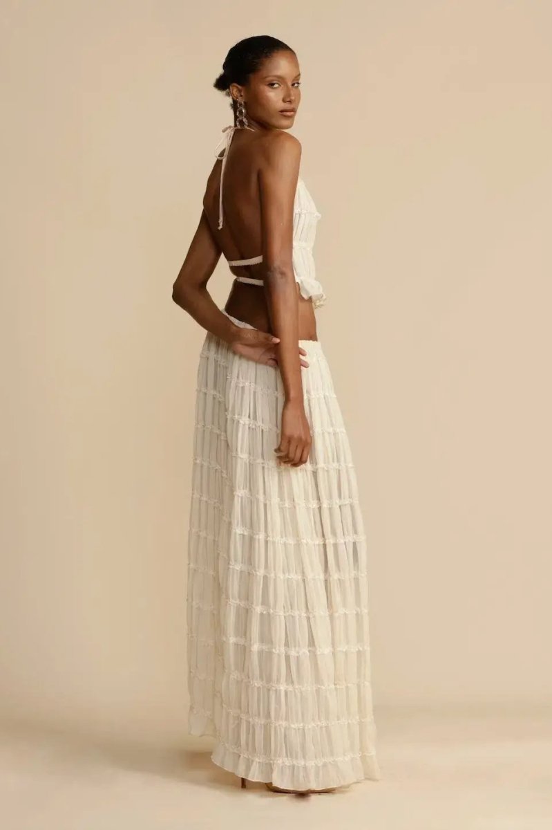 Anita | Women's Backless Top And Long Skirt Set | Stylish