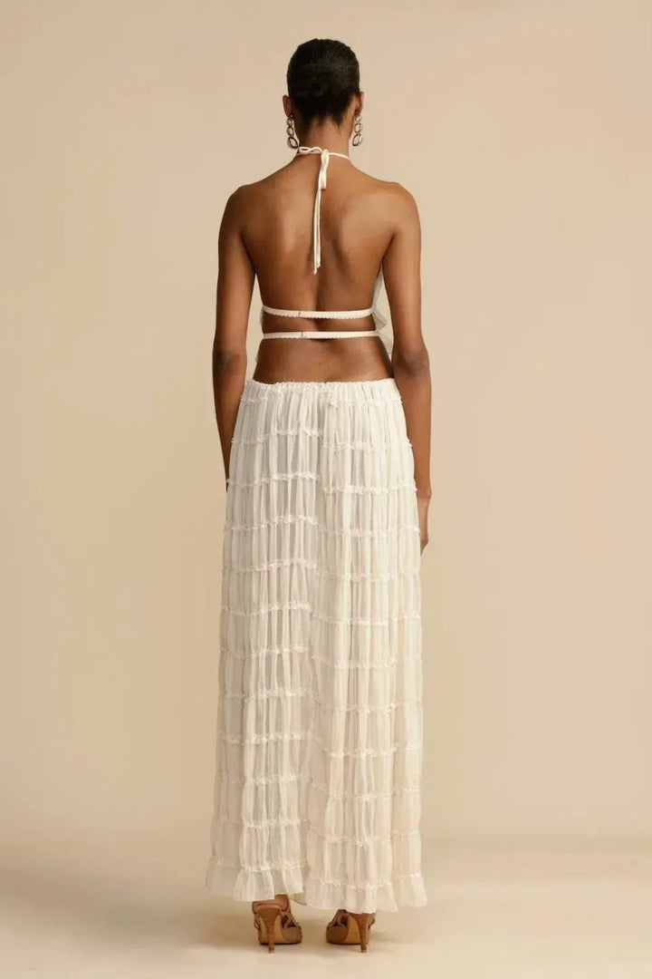 Anita | Women's Backless Top And Long Skirt Set | Stylish