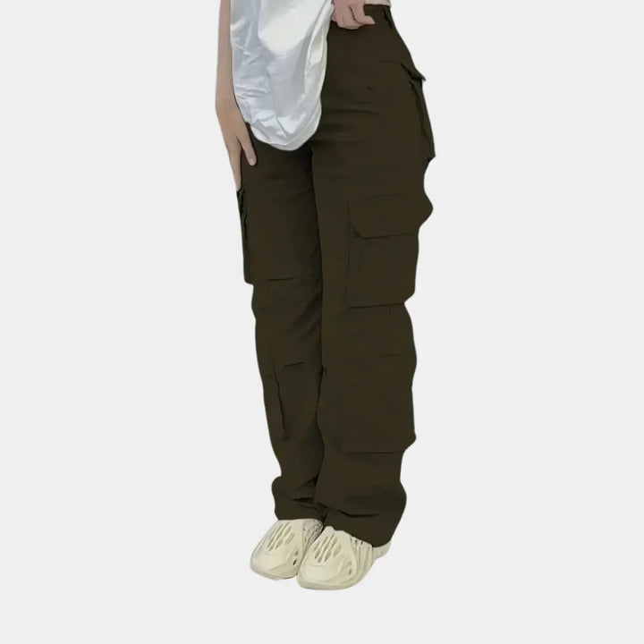 Women's High-Waist Cargo Pants